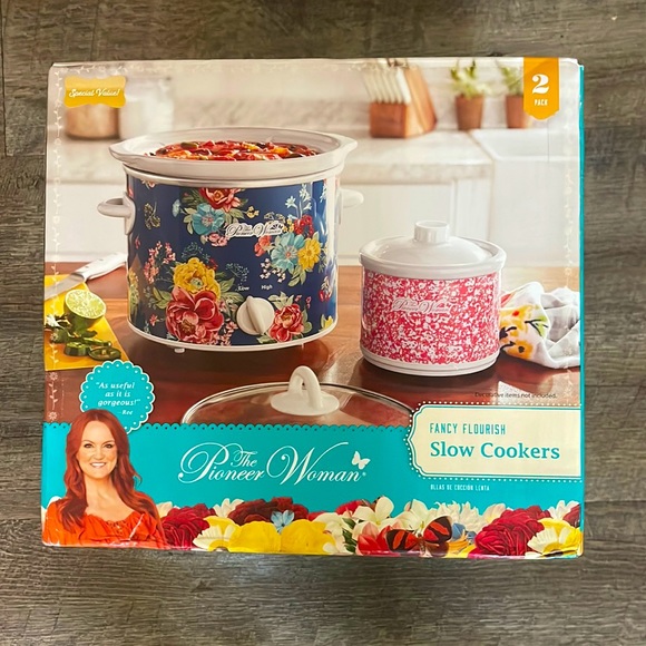 The Pioneer Woman Kitchen The Pioneer Woman 2 Pack Slow Cookers